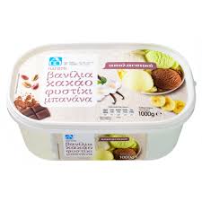 Vanilla Cocoa Banana Peanut Ice Cream 1000g