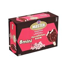 "Master" Vanilla Ice Creams with Milk Chocolate&Almonds 8*35g