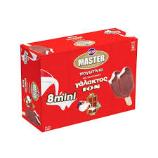"Master" Vanilla Ice Creams with Milk Chocolate 8*35g